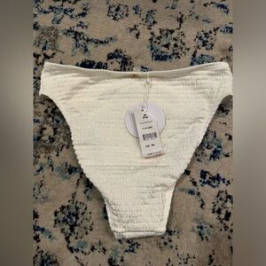 Size M pq swim rouched swim bottoms new with tags